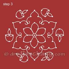 Kolam To Draw Rangoli Designs Tekenen Rangoli With Dots Rangoli Designs Rangoli Designs Flower