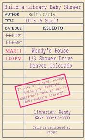 Library Card Invitation For A Book Themed Baby Shower Or Child S Birthday Party With Images Library Baby Showers Boy Shower Invitations Baby Shower Invitations