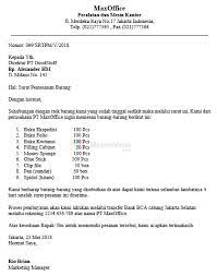 Contoh surat bahasa inggris perusahaan. Contoh Surat Pengiriman Barang Dalam Bahasa Inggris Contoh Seputar Surat