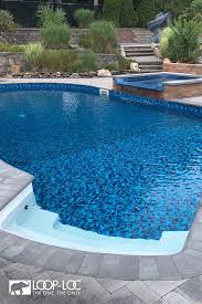 Ellis for allowing us to do your liner change in your huge 18x40 pool. Caribbean Teal Luxury Liner From Loop Loc Pool Liners Inground Pool Liners Pool Cover