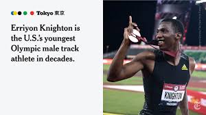 Erriyon knighton is an american male sprinter specializing in the 100 meters and 200 meters events. B9bo7hlni 1cnm