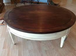 Large Round Vintage Coffee Table By Furniturebliss On Etsy 150 00 Retro Coffee Tables Coffee Table Coffee Table Makeover