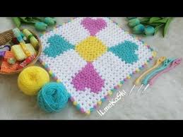 Kalp Kalbe Karsi Lif Modeli Heart Knitted Lifmodeli Youtube Tig Desenleri Tig Isleri Afgan Tig
