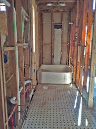 plumbing rough in: check! the newton nest