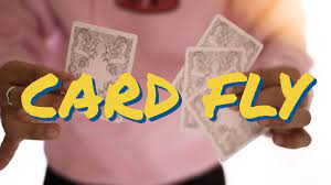 Position one playing card in your hand between your pinky and index fingers with the long edge parallel to your fingers and the numbers facing the audience. Card Fly Advanced Card Trick Tutorial Youtube