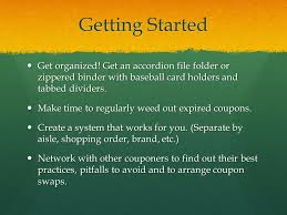 Quick Couponing 101 Getting Started Get Organized Get An Accordion File Folder Or Zippered Binder With Baseball Card Holders And Tabbed Dividers Get Ppt Download • $1 to $100 (united states and canada) • £5 to £20 (united kingdom) • e5 to e100. slideplayer