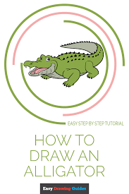 Sharpie (or something to draw with). How To Draw An Alligator Really Easy Drawing Tutorial
