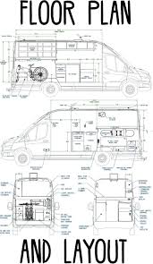 Camper Van Floor Plan Interior Layout Faroutride Van Conversion Floor Plans Ford Transit Camper Conversion Van Life Diy