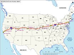 Check spelling or type a new query. Us Interstate 80 I 80 Map San Francisco California To Fort Lee New Jersey