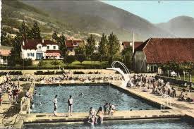 Saint Martin D Uriage St Martin D Uriage 38 La Piscine Dans Les Annees 60 Carte Postale Ancienne Et Vue D Hier Et Aujourd Hui Geneanet