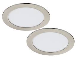 Recessed led deck lights kits 6 pack,smy (upgrade version)in ground outdoor led deck lighting waterproof ip67,low voltage led lights for garden,yard steps,stair,patio,pool deck,kitchen decoration. Led Einbaustrahler Decke 2er Set Rund Dimmbar Nickel Matt 18w Ip44 Deckenleuchte Kaufen Bei Setpoint Deutschland Gmbh