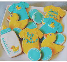 Rubber Ducky Baby Shower Cookies Ducky Baby Showers Rubber Ducky Baby Shower Baby Shower Duck