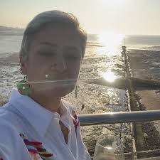 A beautiful evening with friends, stunning sunset and delicious food  @finbarswestgate seasons first local asparagus, halibut and lemon tart!  Such gorgeous weather 😎 #kent #westgate