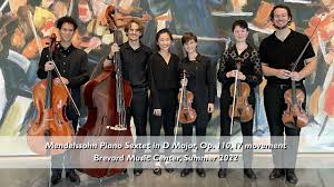 Mendelssohn Piano Sextet in D Major, Op. 110, IV movement
