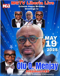 Celebrating Dr. Olu Q. Menjay's Birthday in Harper City