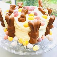 Grease a bowl that fits in the instapot, break 8 eggs into it, put 1.5 c water into the pot, then the rack, then the bowl. Easy Easter Cake With Chocolate Bunnies And Eggs Daisies Pie