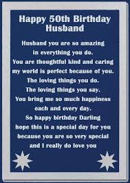 When it's your husbands birthday, most likely he will want to get lucky that night. Image Result For Happy 50th Birthday Husband Poem Birthday Message For Husband 50th Birthday Husband Husband Birthday