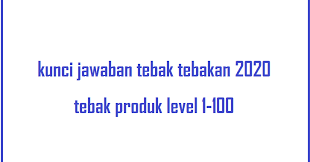 Yuk, langsung saja cek daftar jawabannya di bawah ini. Jawaban Tebak Tebakan 2020 Abc Lima Dasar Kami