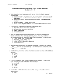 Berikut ini kunci jawaban quiz di ilearning oracle academy. Answers Oracle Academy