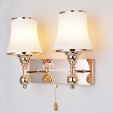 The best height is at about eye level though you should take into account. Wall Sconces Lighting Indoor Hardware Glass Modern Pull Chain 2 Light