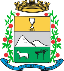 Escudo clássico flamengo ibérico, encimado pela coroa mural que a classifica com a primeira grandeza (capital), das quais apenas cinco, são visíveis em perspectiva, representada pela cor do metal ouro. Brasao Municipal High Resolution Municipio De Sao Joaquim