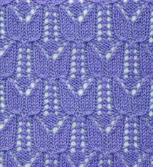Even lace knitting patterns for beginners look impressive! Flowers And Leaves Knitting Kingdom