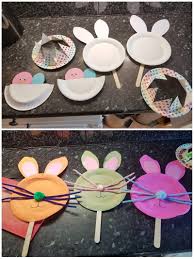 Small paper plate easter bunny. 3 Easy Easter Crafts With Paper Plates Someone S Mum