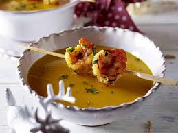 Die Besten Vorspeisen Fur Weihnachten Lecker Garnelenspiesse Kurbis Kokos Suppe Rezepte Mit Garnelen