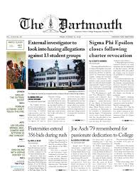The Dartmouth 10 12 18 By The Dartmouth Newspaper Issuu