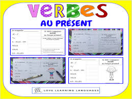 Learn vocabulary, terms and more with flashcards, games and other study tools. Verbes Au Present 60 Verbes Francais A Conjuguer Primaire Teaching Resources