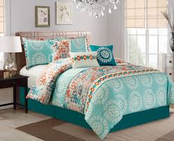 Maybe you would like to learn more about one of these? 7 Piece Medallion Teal Coral Comforter Set Comforter Sets Coral Comforter Set Teal Bedding Sets
