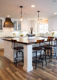 Best 25 kitchen island lighting ideas on pinterest. Kitchen Island Pendant Lighting Ideas Over Square Island Google Search Kitchen Island Decor Farmhouse Kitchen Island Kitchen Design Small
