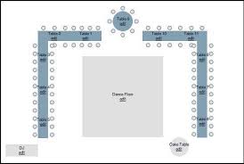 Sample Seating Diagram For Long Tables And A Sweetheart Or