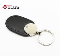 Wholesale Tk4100 Logo Printed Smart RFID Leather Keyfobs