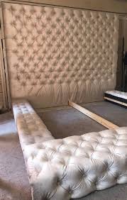 Maybe you would like to learn more about one of these? Velvet Tufted Oversize Platform Bed With Extra Tall Tufted Etsy Tufted Bed Frame Tufted Headboard Tufted Bed