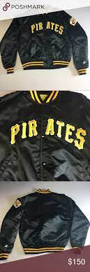 Vintage Pittsburgh Pirates Satin Starter Jacket Vintage Men S Large Black Pittsburgh Pirates Satin Starter Jacket Timeless Thro Jackets Clothes Design Fashion