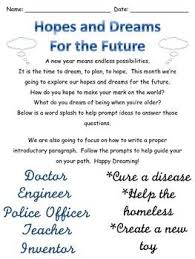 Writing Project Hopes And Dreams For The Future Writing Project Essay Writing Hopes And Dreams