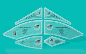 To shop fingerhut online, click your account, and then. Creative Grids Diamond Wedding Ring Templates Creative Grids Lineale Nahzubehor Quiltmaus
