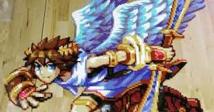 Pit Kid Icarus Hama Videojuegos Arte
