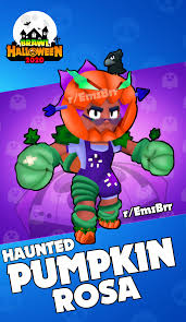 Keep in mind that you have to have the brawler unlocked to purchase any of these. Haunted Pumpkin Rosa Skin Idea Brawlstars