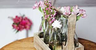 Beauty Comes With Age Maison De Pax Vintage Milk Bottles Wood Carrier Decorative Pieces