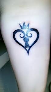 I'm not a tattoo artist so this is just an idea of mine maybe, if i'm going to have it, it will be different :sweat_smile: My Kingdom Hearts Tattoo I Love It Kingdom Hearts Tattoo Heart Tattoo Tattoos