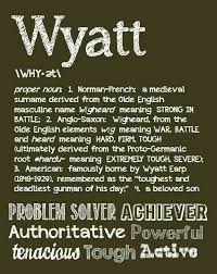 Pin On Wyatt