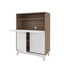 Shop for drop down wall desk online at target. Unbranded Boss 36 In Rectangular Nutmeg And White Secretary Desk With Drop Down Door 402693 The Home Depot