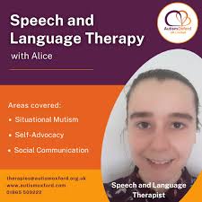 🌟 Speech and Language Therapy at Autism Oxford UK 🌟 We understand that  communication looks different for everyone. Our Speech and Language  Therapist, Alice, supports clients in: 🟠 Situational Mutism- Helping  clients