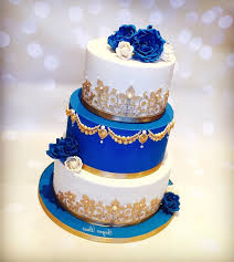 Wedding Cakes Royal Blue And Gold Wedding Cakes Blue Royal Blue Wedding Cakes Gold Wedding Cake