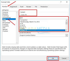 2 Cara Mengganti Format Tanggal Di Excel Untuk Pemula Lengkap