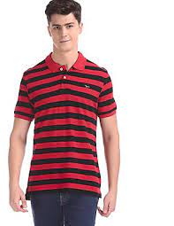 Black and red polo shirt. Buy Men Red And Black Striped Pique Polo Shirt Online At Nnnow Com