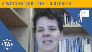 How to Give an Amazing Academic Job Talk or Teaching Demo