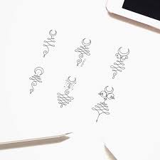 Small Tattoo Design Crescent Moon Tattoo Unalome Tattoo Unalome Tattoo Crescent Moon Tattoo Small Tattoo Designs